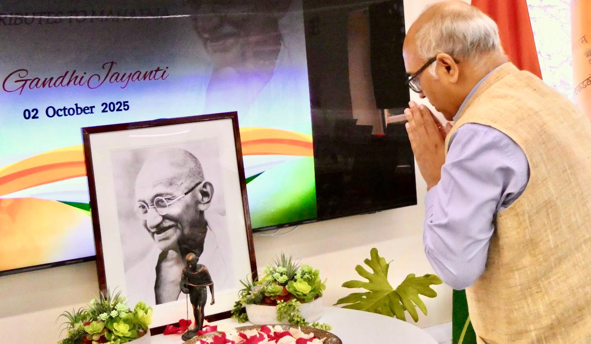 Indian Embassy in Dublin Marks 156th Birth Anniversary of Mahatma Gandhi